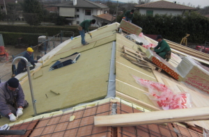 Copertura tetto nuova costruzione civile zanella costruzioni edili montebelluna treviso veneto