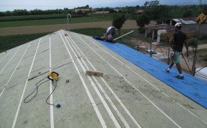 Isolamento tetto nuova costruzione civile zanella costruzioni edili montebelluna treviso